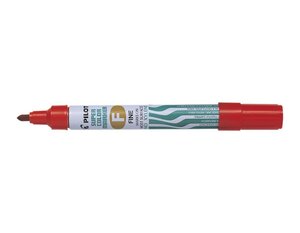 Marqueur Permanent SCA-F Corps Métal Pte ogive Fine Rouge PILOT