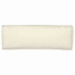 vidaXL Set de coussins de palette 2 Pièces Crème 120 x 40 x 8 cm