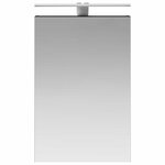 vidaXL Armoire Miroir de Salle de Bain Chêne noir 40 x 10 5 x 60 5 cm