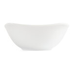 Bol carré à bords ondulés blancs 180(l)mm - lot de 12 - olympia -  - porcelaine 180x65mm