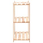vidaXL Étagères de rangement à 3 niveaux 5 Pièces 60x38x90 cm Pin 150 kg