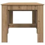 vidaXL Table à dîner 180 x 85 x 75 cm Bois d'ingénierie