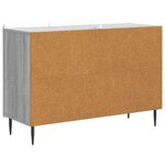 vidaXL Buffet Sonoma gris 89 x 34 5 x 62 cm Bois d'ingénierie
