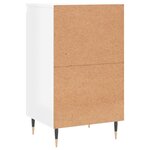 vidaXL Buffets 2 Pièces blanc brillant 40x35x70 cm bois d'ingénierie