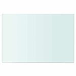 vidaXL Panneaux d'étagère 2 Pièces Verre Transparent 30 x 15 cm