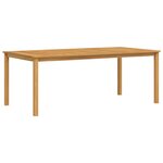 vidaXL Ensemble de salle à manger pour jardin 7 Pièces Marron