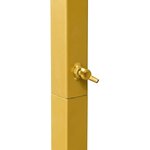 vidaXL Arche de mariage Doré 338 x 35 x 300 cm Acier