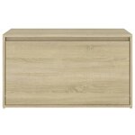 Banc banquette d'entrée 80 x 40 x 45 cm chêne sonoma aggloméré 02_0010784
