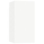 vidaXL Ensemble de meubles TV 4 Pièces Blanc Bois d'ingénierie