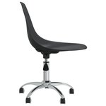 Vidaxl chaise pivotante de salle à manger gris clair pp