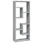 vidaXL Étagère murale Sonoma gris 36x16x90 cm Bois d'ingénierie