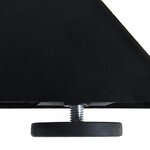 vidaXL Pied de table basse en forme d'araignée noir 98 x 58 x (42-43) cm en acier