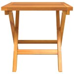 vidaXL Chaise longue 2-personne 3 Pièces Marron Bois d'acacia massif