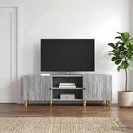 vidaXL Meuble TV 150 x 31 x 50 cm Sonoma gris Bois d'ingénierie