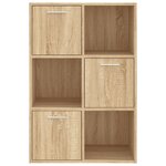 vidaXL Armoire de rangement Chêne sonoma 60x29 5x90 cm Bois ingénierie