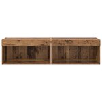vidaXL Meubles TV 2 Pièces Bois Ancien 60 x 30 x 30 cm Bois d'ingénierie