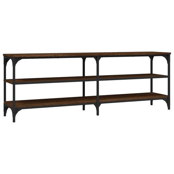 vidaXL Meuble TV chêne marron 140x30x50 cm bois d'ingénierie