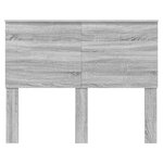 vidaXL Tête de lit Gris Sonoma 120 cm Bois d'ingénierie