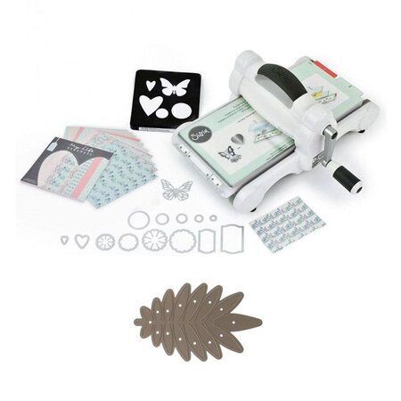 Machine de découpe Big Shot Sizzix + Matrice Feuille palme