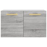 vidaXL Armoire murale Sonoma gris 60x36 5x35 cm Bois d'ingénierie