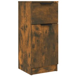vidaXL Buffet Chêne fumé 30x30x70 cm Bois d'ingénierie