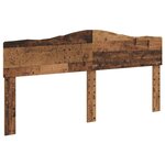 vidaXL Tête de lit Bois Ancien 180 cm Bois d'ingénierie