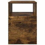 vidaXL Table d'appoint 2 Pièces Chêne fumé 30 5 x 30 x 45 cm