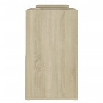 vidaXL Meuble TV Chêne sonoma 104x30x52 cm Bois d'ingénierie
