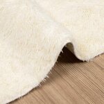 vidaXL Tapis shaggy à poils longs NAVARRA crème 240x340 cm polyester