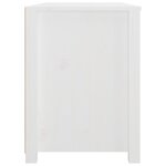 vidaXL Armoire latérale Blanc 100x40x54 cm Bois de pin massif