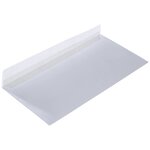 Paquet de 25 envellopes, format long, sans fenêtre, blanc HERLITZ