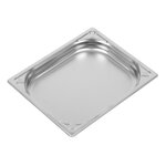 Bac gastro inox 18/10 gn 1/2 - vogue -  - inox2 5 265x40x325mm