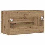 vidaXL Armoire d'évier chêne artisanal 90x38 5x45 cm bois d'ingénierie