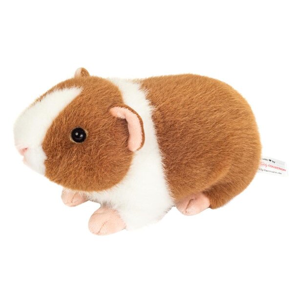 peluche Cobaye brun-clair/blanc 19 cm