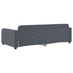 vidaXL Lit de repos gris foncé 90x190 cm velours
