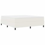 vidaXL Cadre de lit plateforme Crème 180 x 200 cm