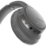 Sony whch700nh casque audio bluetooth réduction de bruit - autonomie 35h - possibilité d'écoute filaire - gris