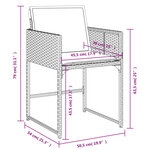 vidaXL Ensemble à manger de jardin et coussins 13 Pièces beige