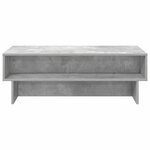 vidaXL Table basse Gris béton 100 x 46 x 35 cm Bois d'ingénierie
