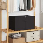 vidaXL Boîte de rangement 2 Pièces Anthracite 60 x 43 x 35 cm