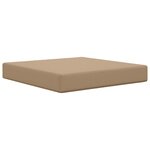 vidaXL Coussin de canapé d'extérieur 3 Pièces Taupe Polyester