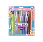 Paper Mate Flair Candy POP - 24 feutres - Assortiment de couleurs - pointe moyenne 0.7 mm