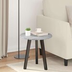 vidaXL Plateau de table Sonoma gris 40 x 40 x 1.5 cm Bois d'ingénierie