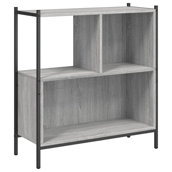 vidaXL Bibliothèque sonoma gris 72x28x77 5 cm bois d'ingénierie