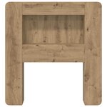vidaXL Cabinet de Tête de Lit Chêne artisanal Bois d’ingénierie