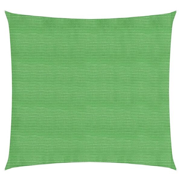 vidaXL Voile d'ombrage 160 g/m² Vert clair 7x7 m PEHD