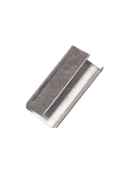 (lot  de 2000) chape ouverte pour tendeur-sertisseur économique pour feuillard largeur 13mm