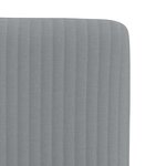 vidaXL Chaises à manger lot de 2 gris clair tissu