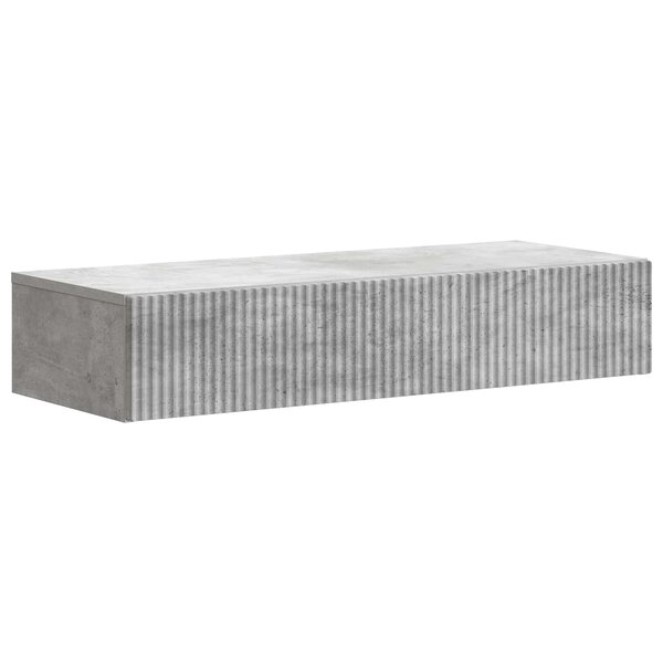 vidaXL Table d'appoint murale 87 5 x 34 5 x 17 cm Bois d'ingénierie
