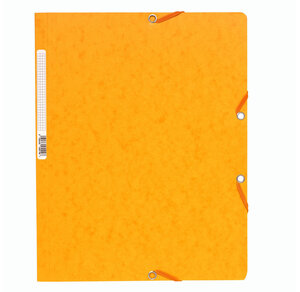 Chemise à élastiques sans Rabats carton 400g 24x32 cm Jaune EXACOMPTA